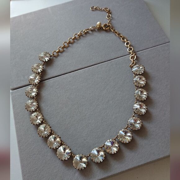 J. Crew round crystals necklace - Picture 1 of 11